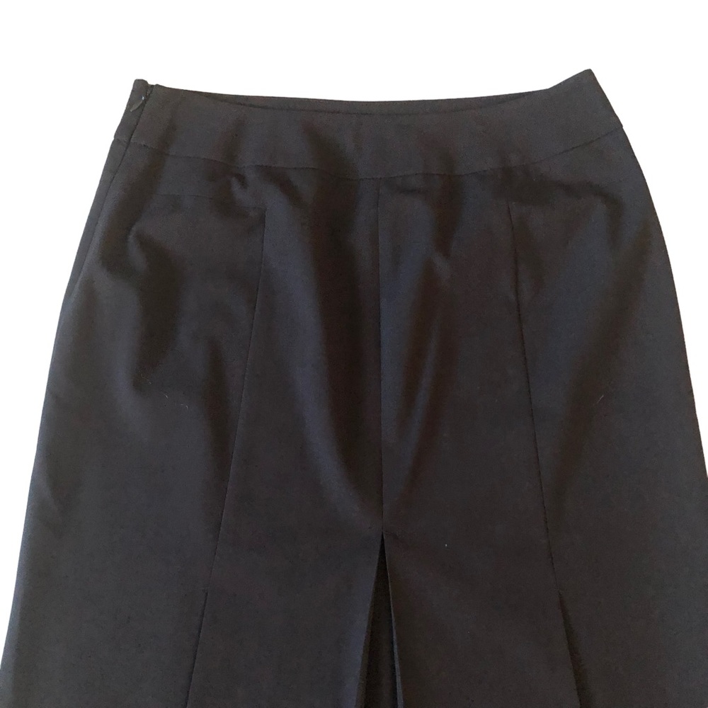 Loft Chocolate Brown Pleated Back Stretch Skirt - Picture 1 of 13